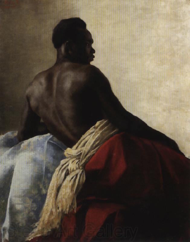 Karoly Csuzy A Nubian Man. France oil painting art